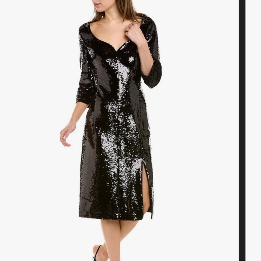 NWT Hugo Boss Black Sequin Dress